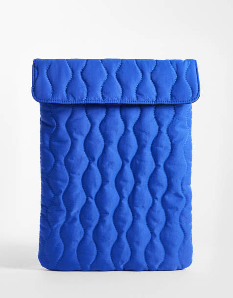 Funda para el portátil azul real acolchada de ASOS DESIGN - view 1