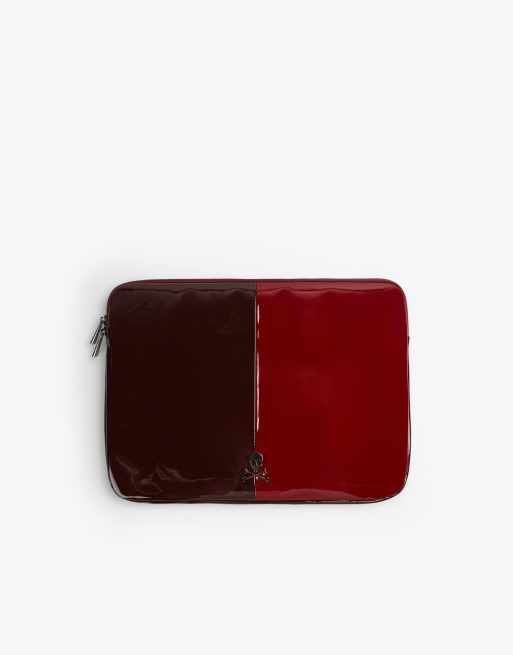 Funda para el portátil burdeos Charol de Scalpers