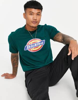 фото Футболка хвойного цвета с логотипом dickies-зеленый цвет