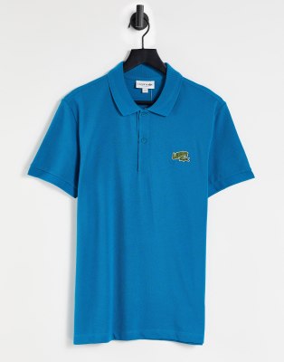 Футболки-поло Футболка-поло с логотипом Lacoste-Зеленый цвет