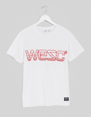 фото Футболка с логотипом wesc-белый