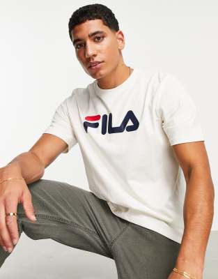 фото Футболка цвета экрю fila eagle-белый