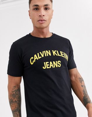 фото Футболка в университетском стиле calvin klein jeans-черный