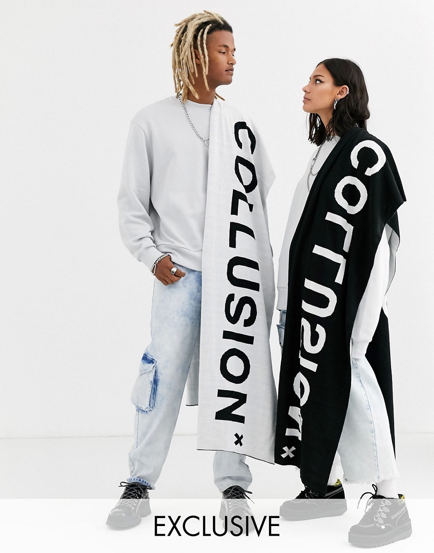 фото Футбольный шарф с логотипом collusion unisex-черный