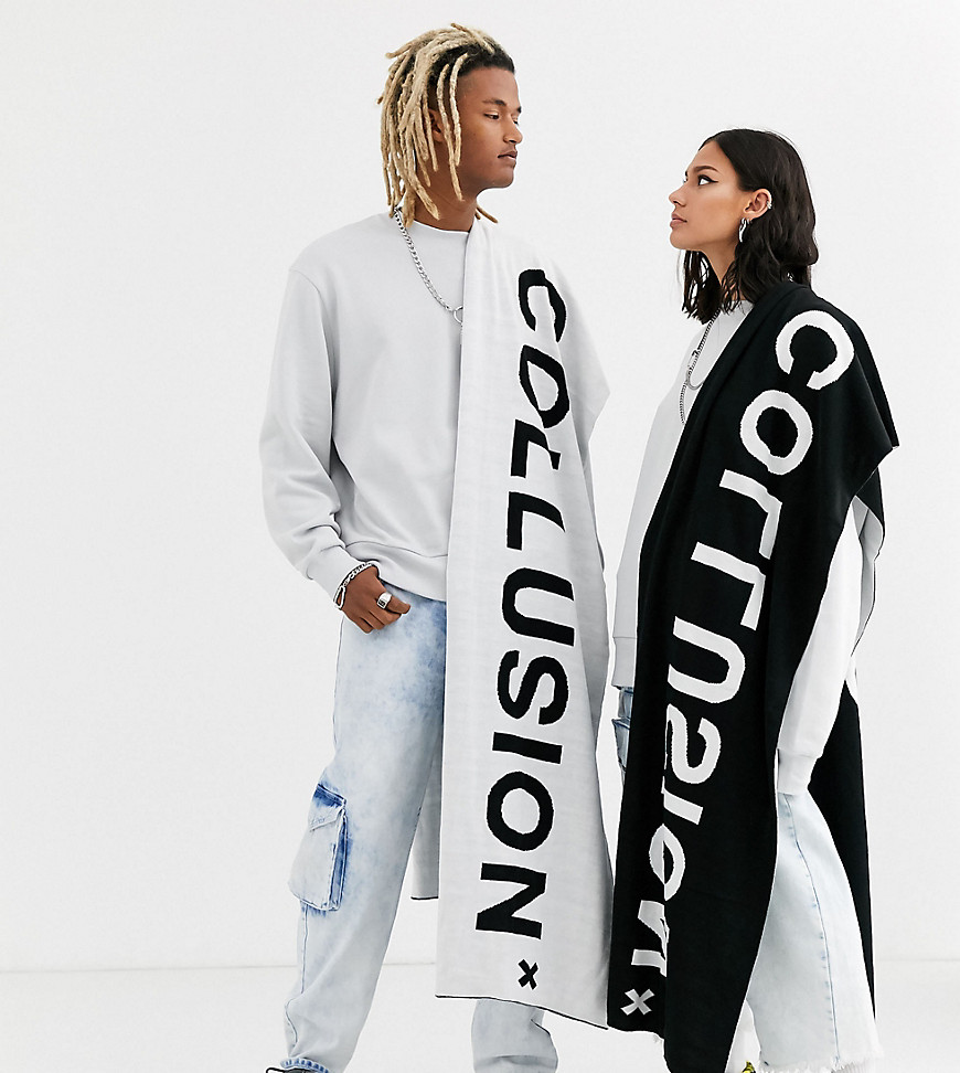 фото Футбольный шарф с логотипом collusion unisex-черный