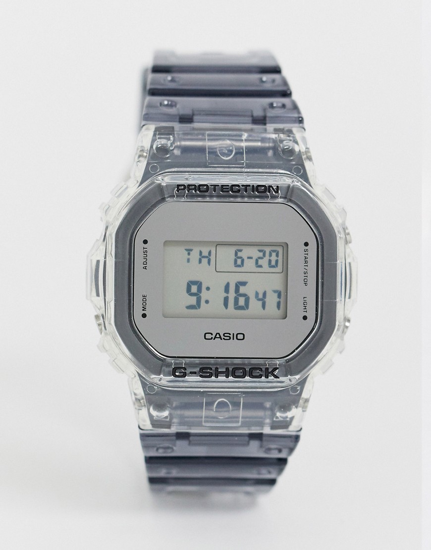 G-Shock digital See-thru Tough watch-Clear