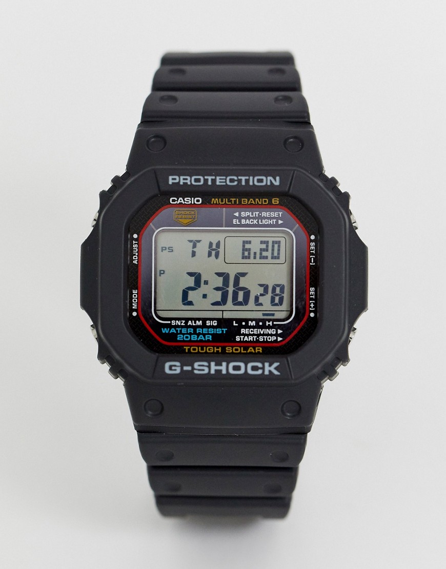 G-Shock – digitalklocka 5610 med svart och rött fodral