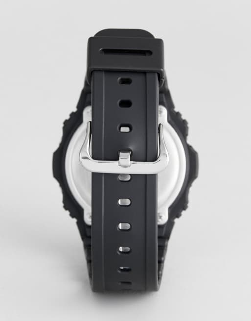 G Shock DW 5750E 1BER Heritage digital silicone watch in black