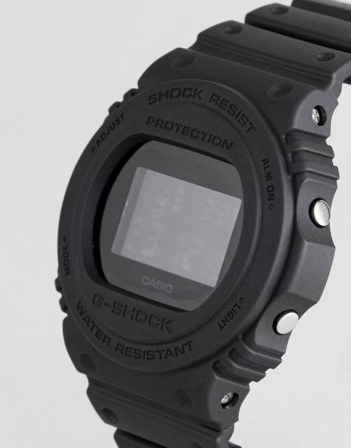 G Shock DW 5750E 1BER Heritage Montre affichage num rique et bracelet en silicone Noir