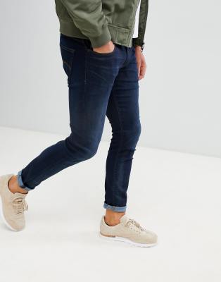 3301 deconstructed skinny jeans dark aged