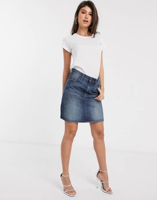 Jupe jean g clearance star