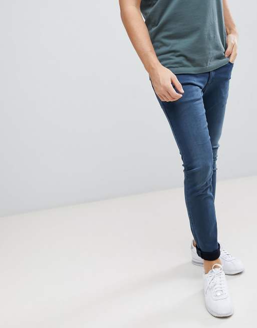 G-Star - 3301 - Gedeconstrueerde supersmalle jeans in medium aged