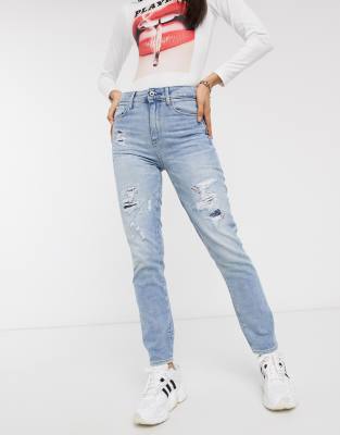 3301 high straight 90's ankle jeans