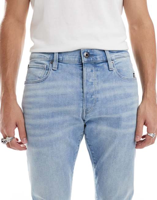 G-Star – 3301 – Jasnoniebieskie jeansy o dopasowanym kroju, 5 z 5