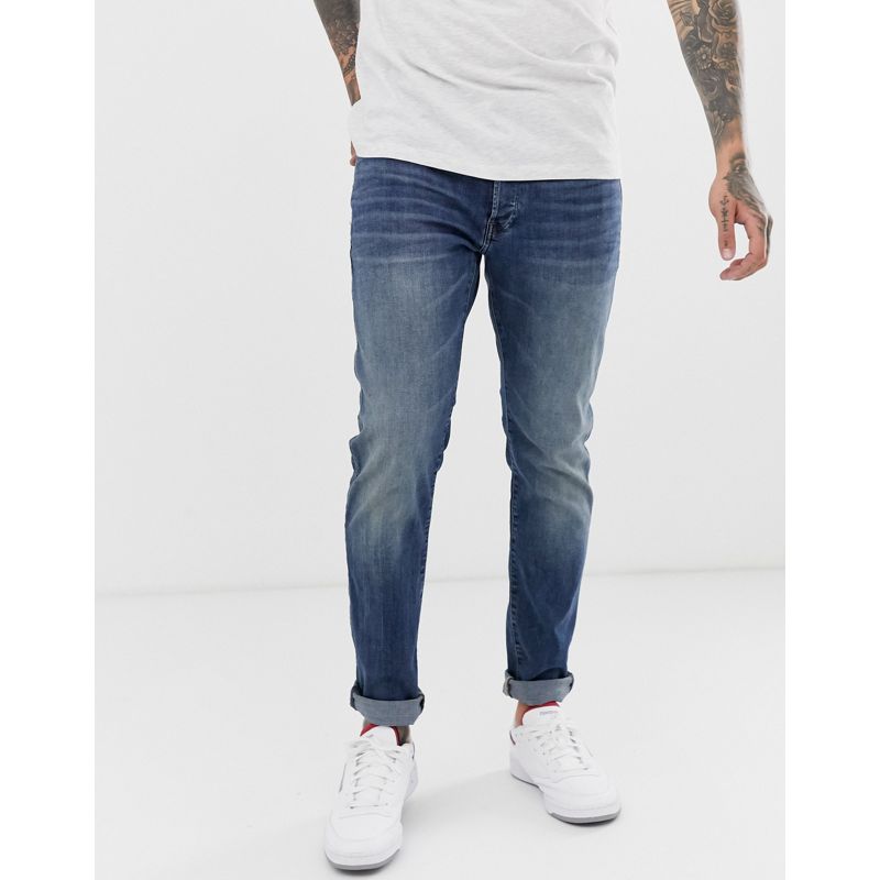 oehgb  G-Star - 3301 - Jeans slim lavaggio invecchiato medio