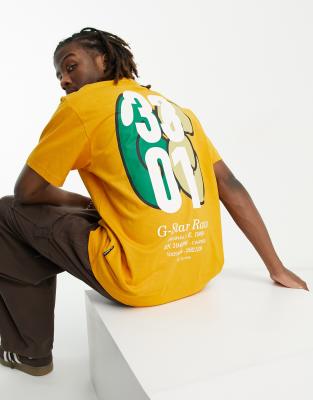 g star yellow t shirt