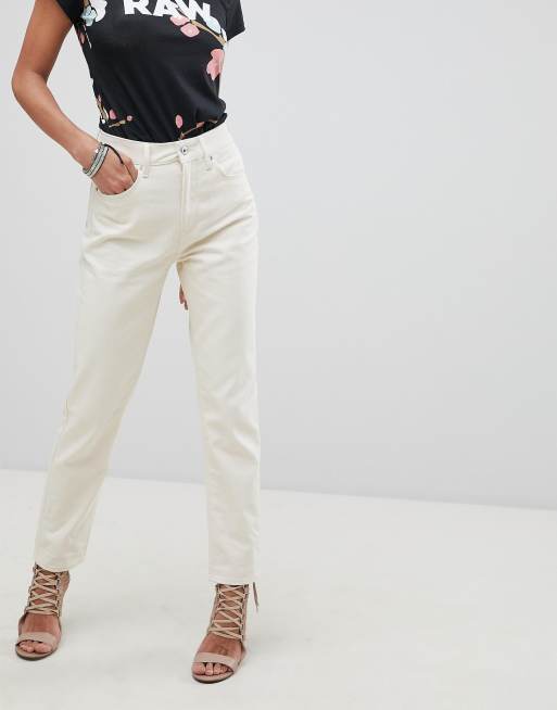 G-Star 3301 Raka ankellånga jeans med ultrahög midja