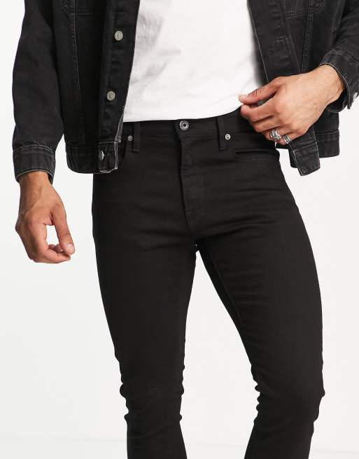 G-Star 3301 skinny jeans in black Exclusive at ASOS, 3 of 4