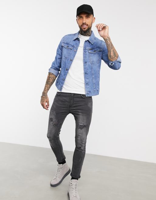 3301 slim denim jacket |