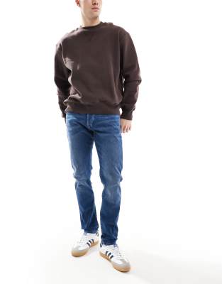 G-Star G-Star 3301 slim denim jeans in midwash blue