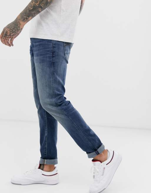 G-Star 3301 slim fit jeans in medium aged