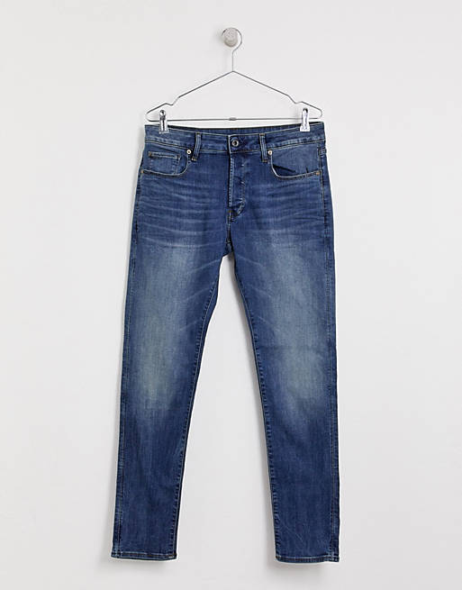 slim fit jeans in medium aged | ASOS