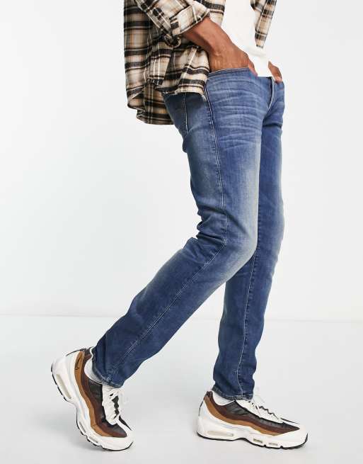 3301 slim jeans medium hot sale aged