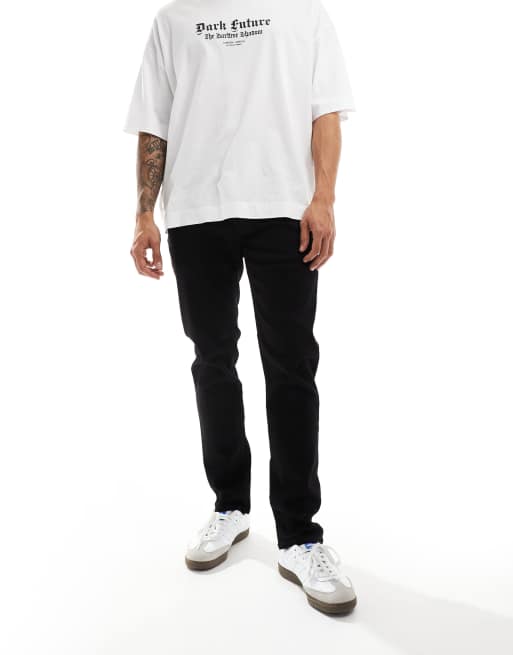 G-Star - 3301 - Smalle denim jeans in zwart