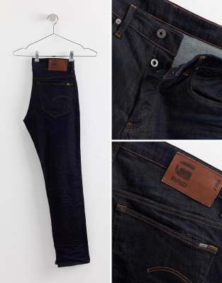 3301 straight jeans dark aged