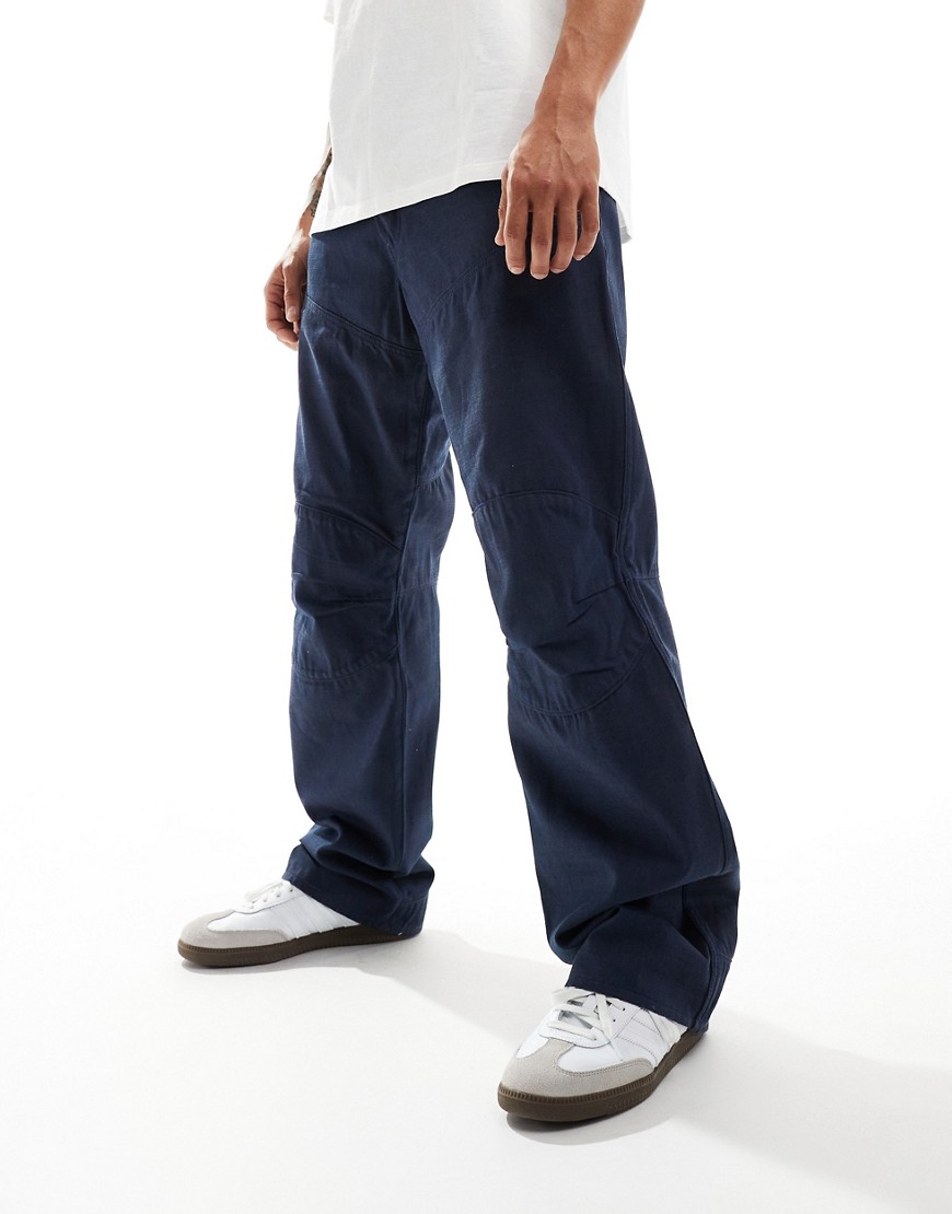 G-star 5620 3D loose fit denim jeans in darkwash blue