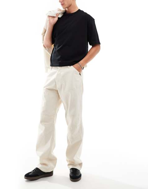 G-Star - 5620 3D - Løstsiddende denimjeans i ecrufarve - view 1