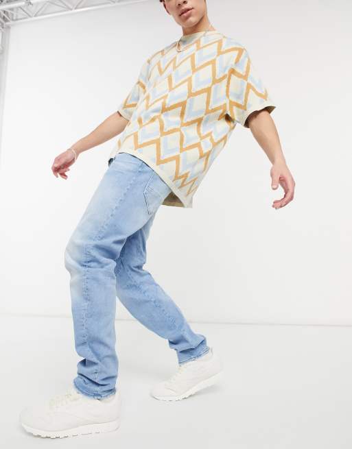 G-Star - Arc 3D - Jean slim à délavage clair