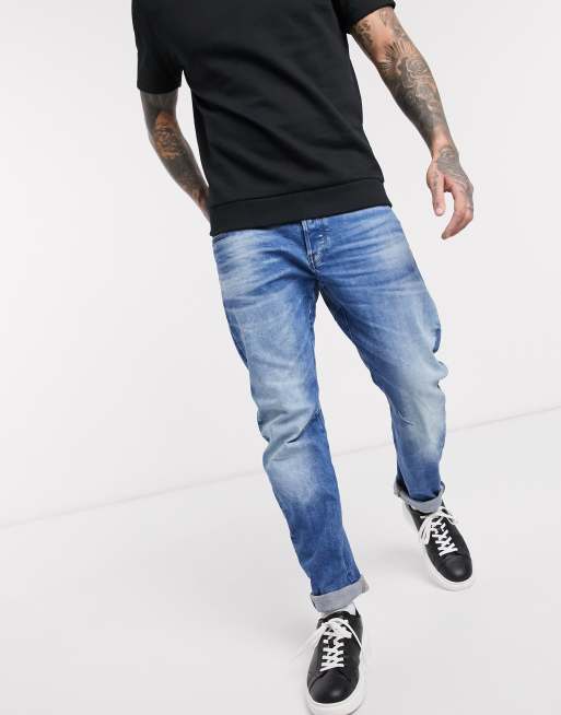 G-Star ARC SLIM - Vaqueros slim fit - light blue/blue denim