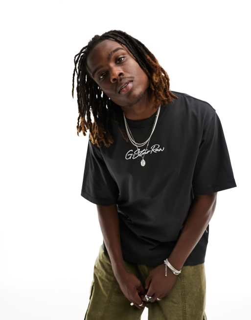 G-Star - Autograph - Oversized T-shirt in grijs
