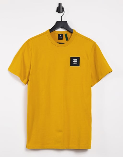 G star deals yellow t shirt