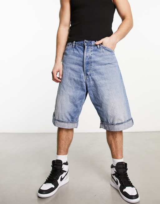 - Bam - Oversized blå denimshorts | ASOS