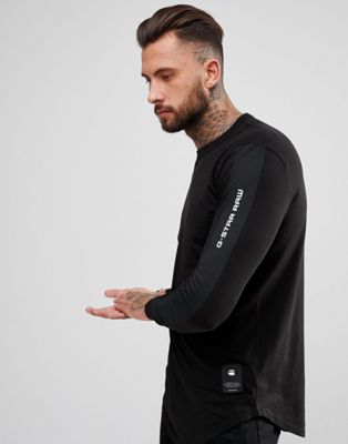G-Star BeRaw Taped Arm Long Sleeve T 