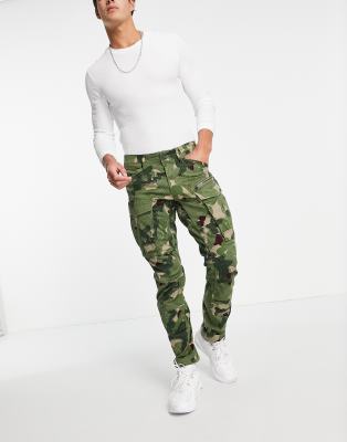 G-Star camo cargo pant in multi-Green