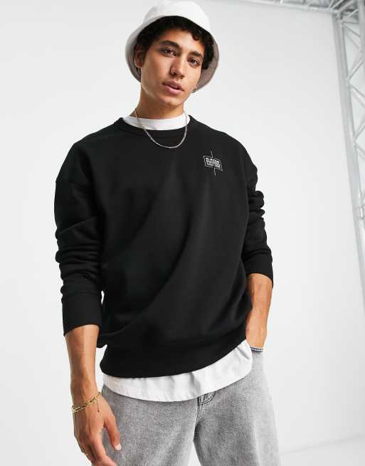 G Star core oversized sweatshirt in black