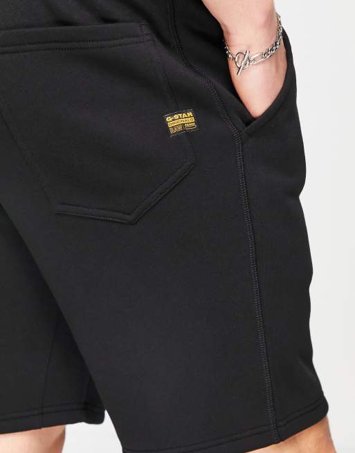 G Star core sweat shorts in black ASOS