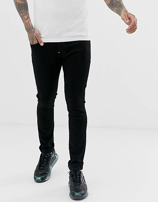 G-Star – Czarne jeansy o obcisłym kroju