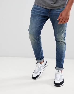 G-Star D-Staq 3d distressed skinny 