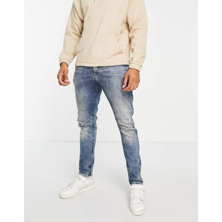 D-Staq 3D slim fit in medium aged ASOS