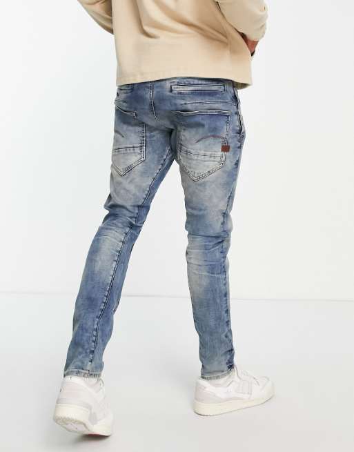 G-Star D-Staq 3D slim fit jeans in medium aged