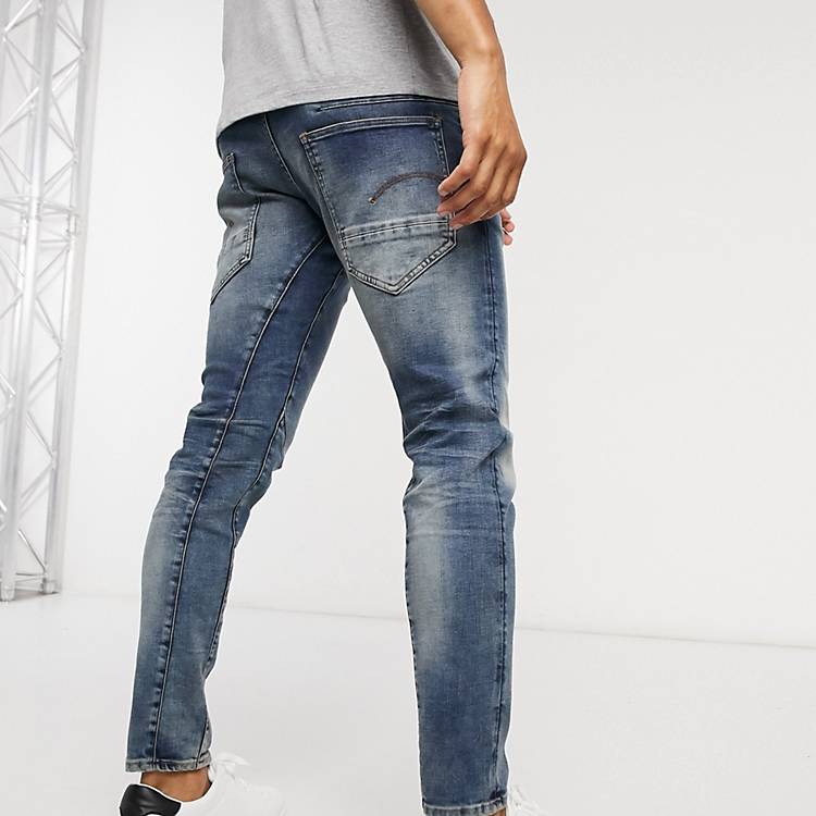 G-Star D-Staq 3D slim fit jeans in medium aged | ASOS