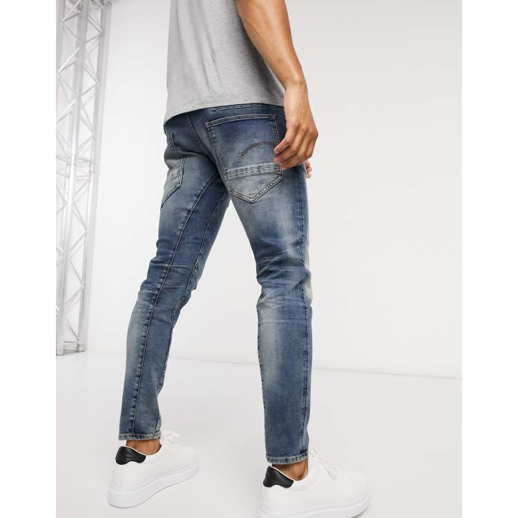 G-Star D-Staq 3D slim fit jeans in medium aged ASOS