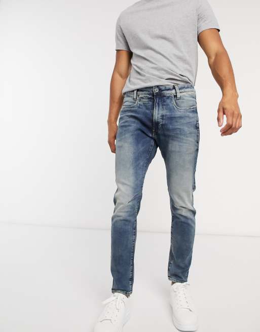 Toestemming bunker doe niet G-Star D-Staq 3D slim fit jeans in medium aged | ASOS