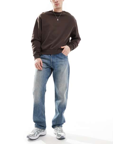G-Star – Dakota – Gerade geschnittene Jeans in Blau mit Vintage-Waschung - view 1