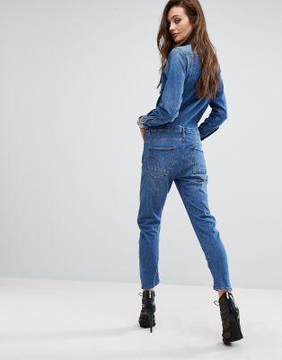 g star raw denim jumpsuit