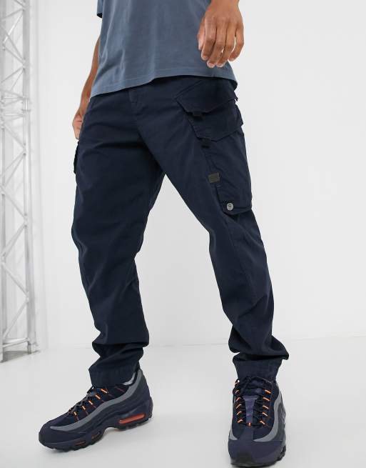 G-Star Droner relaxed tapered cargo pants in navy